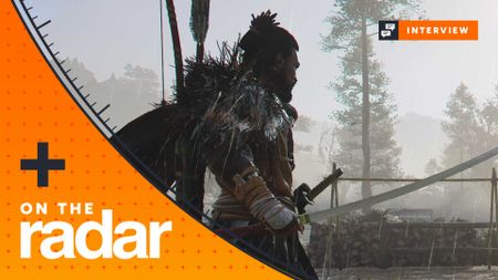 Assassin's Creed Shadows protagonist Yasuke standing with his sword drawn in the rain